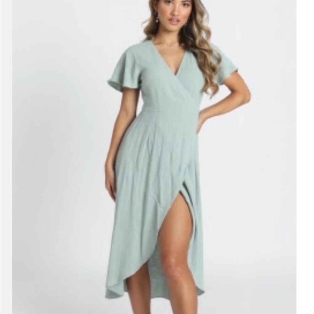 Wrap cocktail dress